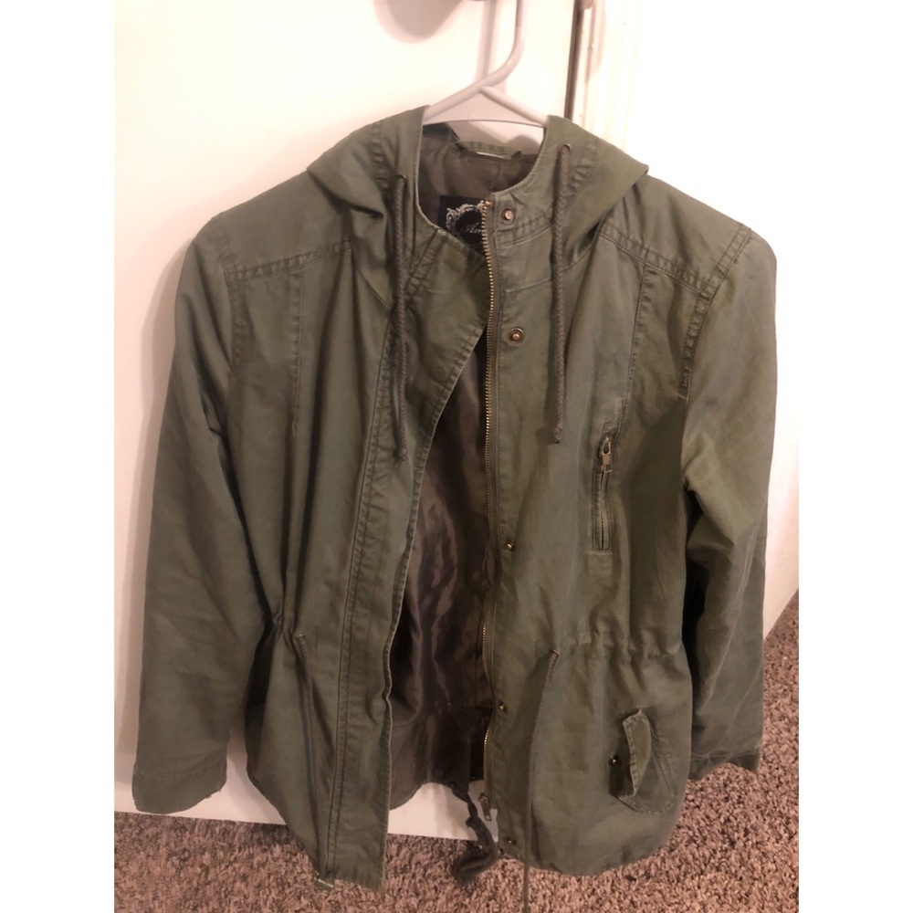 army green jacket